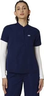 Knya med Classic Women's Mandarin Collar Scrubs Pant, Shirt Hospital Scrub