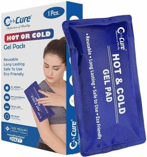 C-Cure HOT & COLD Gel Pack for Pain Relief and Heat Therapy,Temporary Relief from Fever .Reusable, Suitable for All Ages. Pack of 1 PCS Pack