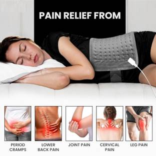 NETVULL Electric Heating Belt Lower Back Heat Therapy Waist Wrap Back / Lumbar Support ORTHOPEDIC PAIN RELIFE Pack