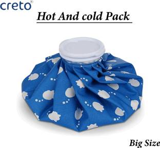 CRETO Hot Water Bag Ice bag for Pain Relief 9inch Hot & Cold Pack