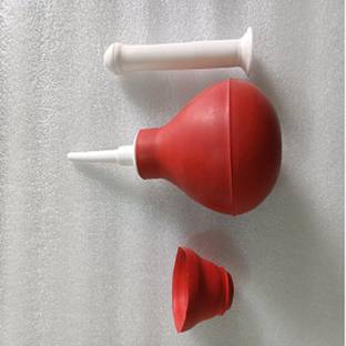 BODY FITNESS Enema Bulb Irrigator Big Nozzle Size - Anal and Vaginal - 8 Oz Capacity Tampons
