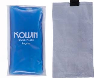 Kolvin COOL-R Reusable and Flexible Hot and Cold Gel Pack with Cotton Cloth Cover Pack