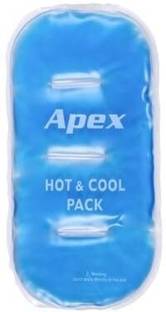 Apex SEI Reusable Hot & Cold Gel Pack with Cotton Cover & Strap for Pain Relief Hot & Cold Gel Pack with Cotton Cover Pack