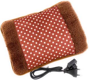 Da Novira Electric Velvet Hot Water Bag with Pocket for Winters/Pain Relief & Heat Therapy Electrical 1 L Hot Water Bag