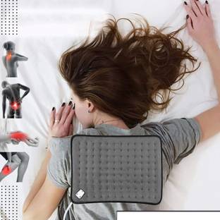 APPGEN Pain Reliever Electric Heating Pad with Belt; Auto Temperature Controller Lower Back Heat Therapy Waist Wrap with 3 Temperature Settings for Pain Relief Pack