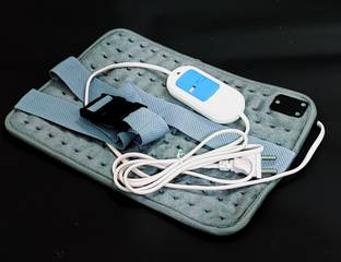 RBS Velvet Orthopedic Electric Belt - Lower Back Heat Therapy 3 Temperature Settings Heating Pad