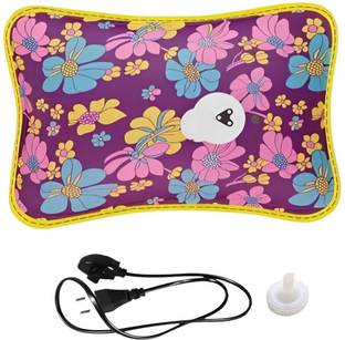 Fluent Electric Hot Water Bag with Heating Pad Joints, Periods Pain Relief Warm Bag Electrical 1 L Hot Water Bag