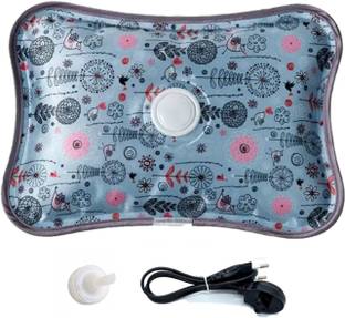 Ukarto Electric Hot Water Bag with Auto Power Cut-off Heating Bag Pain Relief Warm Bag Electrical 1 L Hot Water Bag