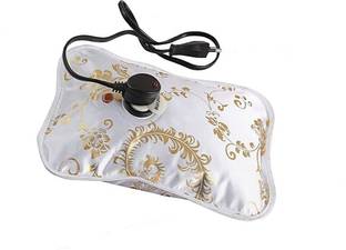 Aryshaa Premium Quality Electric Heat Bag Hot Gel Bottle Pouch Massager Warm for Winter Aches reliever In Many Colours And Designs Electric 1 L Hot Water Bag