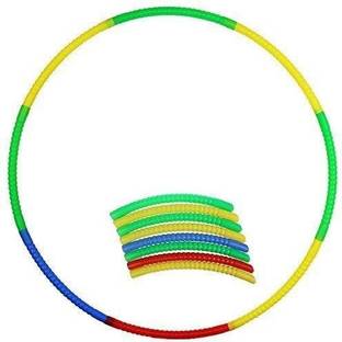 Time 2 toys HulaHoop Interlocking Adjustable Fitness Exercise Ring Toy for Kids Hula Hoop