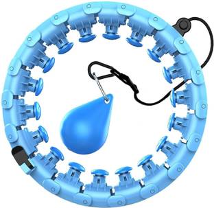 BBD Kitchen Shop Smart Hula Hoops Weight Loss for Women Hoop 2 in 1 Fitness Exercise Abs Workout Hula Hoop