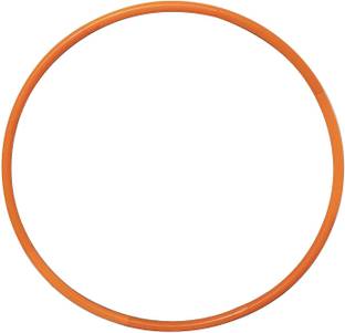 Daily Fest Orange Exercise Hoop Adjustable Hula Rings for Sports Exercise Playing Hula Hoop