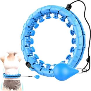 SKYBUCKET 24 Detachable Fitness Ring with 360 Degree Auto-Spinning Ball Hula Hoop