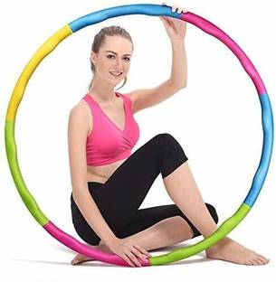 DIKUJIETERRISE Hula Hoop, Exercise Fitness Ring for Boys, Girls, Kids and Adults (MultiColor) Hula Hoop