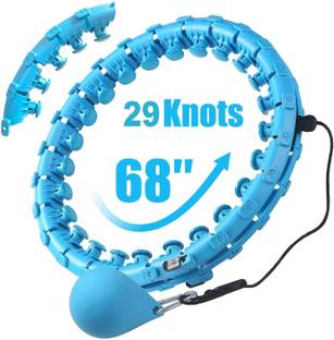 NURIOR Smart Hula Hoops Weight Loss for Women Hoop 2 in1 Fitness Exercise (Extra large) Hula Hoop