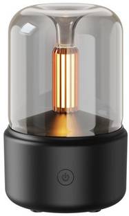 ROCKTECH Room 2 in 1 Table Lamp and Air Humidifier - Aromatherapy, Candlelight Effect Humidifier