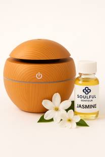 Soulful Senteur Room Jasmin Mushroom Humidifier & Cool Mist Diffuser (Light Brown) Humidifier