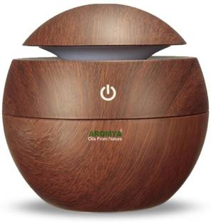 TheAromya Room Mini Atomization Cool Mist Humidifier/Essential Oil Diffuser (Dark Brown) Humidifier