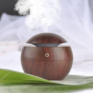 VALORACE Wooden Humidifier – Ultrasonic Cool Mist Aroma Diffuser with LED Light for Home Portable Room...