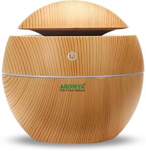 TheAromya Room Mini Atomization Cool Mist Humidifier/Essential Oil Diffuser (Light Brown) Humidifier