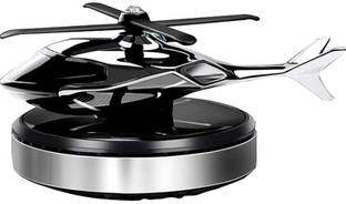 RohanEshop Room Helicopter car Solar Perfume air freshener Rotating Dashboard Accessories (Grey) Humidifier