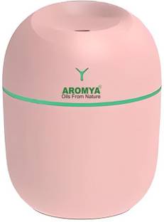 TheAromya Room Portable Egg-Shaped Ultrasonic Humidifier - Compact Cool Mist Diffuser (Pink) Humidifier