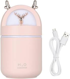 Divyanshi Room 280ML Ultrasonic Air Humidifier Aroma Diffuser USB Mist Maker with Auto Shut Off Humidi...