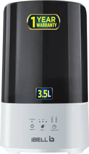 iBELL Room Humidifier HU350P ,3.5L,Ultra Quiet,Adjustable Mist Control,Ambience Lights,360° Humidifier