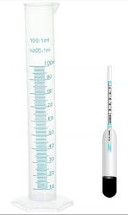 Indiginous Lactometer for Checking Milk Purity at Home Milk Hydrometer Milk Lactometer Kitchen thermometer lactometer Dairy Milk Tester Milk Gravity Tester With 100ML Tube Hydrometer