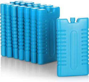 Ecommercehub 0.3 L Plastic 08PCS Cooler Pack for Cold Pack, Perfect for Keeping Food Or Beverages Cooler Ice Bucket