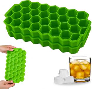 Sunvibe Ice-Cube-Tray-02 Green Silicone Ice Cube Tray