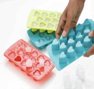SUS Multicolor Plastic Ice Cube Tray