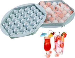 EBOFAB Silicone Ice Cube Tray for Coffee, Juice & Chilled Drinks – Flexible, BPA-Free Multicolor Silicone Ice Ball Tray