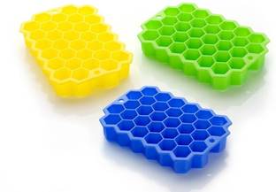 comman Easy Remove Ice Cube Tray Green Silicone Ice Cube Tray