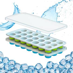 SWAPKART Multicolor Plastic, Silicone Ice Cube Tray