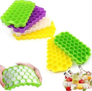 PW PENCILWALA Multicolor Silicone Ice Cube Tray