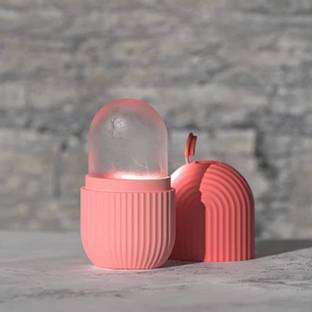 KLATO Ice Roller For Face ,Neck and Body | For Puffy Eyes, Acne ,Pimple, Roller (10 g) Pink Silicone Ice Cube Tray