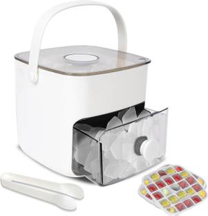 Casita Home Arts White Plastic Ice Cube Tray