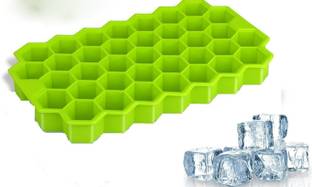 BOLDHIGH Silicone Ice Cube Tray/Honeycomb Ice Maker Tray/Ice Tray for Freezer Multicolor Silicone Ice Cube Tray
