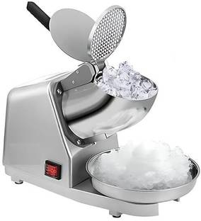 XENGVA 1100 L Steel Electric Ice Shaver Machine Gola Maker Shaved Ice Maker Snow Cone Maker for Home Ice Bucket