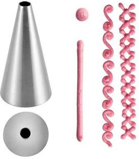 kyamison No 1 Writing Cake Nozzle Stainless Steel Round Icing Nozzle