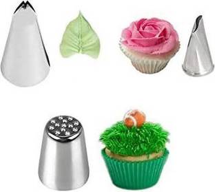 kyamison 113+234+127 Nozzle Icing Piping Tip Stainless Steel Leaf Icing Nozzle