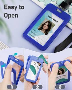 I CARDE Plastic ID Badge Holder