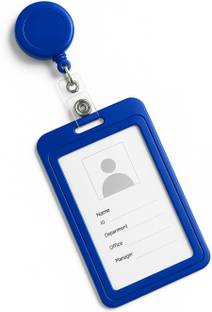 I CARDE Plastic ID Badge Holder, ID Badge Reel