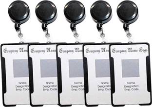 Ang Plastic ID Badge Holder