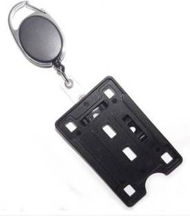 canoff Plastic ID Badge Holder, ID Badge Reel