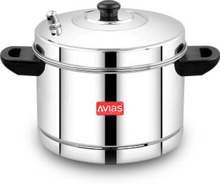 एवियाज Stainless Steel Idli Cooker with Bakelite Handles स्टैंडर्ड इडली मेकर