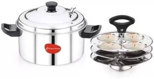 Flipkart SmartBuy Stainless Steel Idly Maker Set with 3 Plates, 12 idlies Induction & Standard Idli Maker