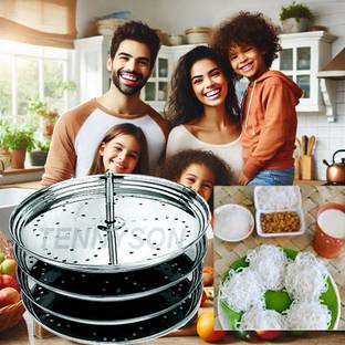 TENNYSON 4 IDIAPPAM PLATES Induction & Standard Idli Maker