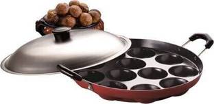 Martand SWARAMBH®12 Appam Patra Glass lid 1.5 kg with Lid Standard Idli Maker